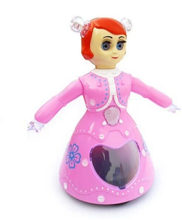 ✨ Musical Dancing Princess Doll – Twirling Ballerina with Lights & Music | Rotating Toy for Kids | Spinning Fairy Doll with 360° Movement & Flashing LED Lights | Fun Gift for Girls & Boys ✨ - Image 6